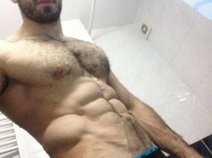 Hairy muscled hunk Robert Smiley